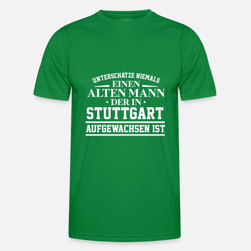 Stuttgart Männertag Vatertag Mann Geburtstag Idee Männer Funktions-T-Shirt