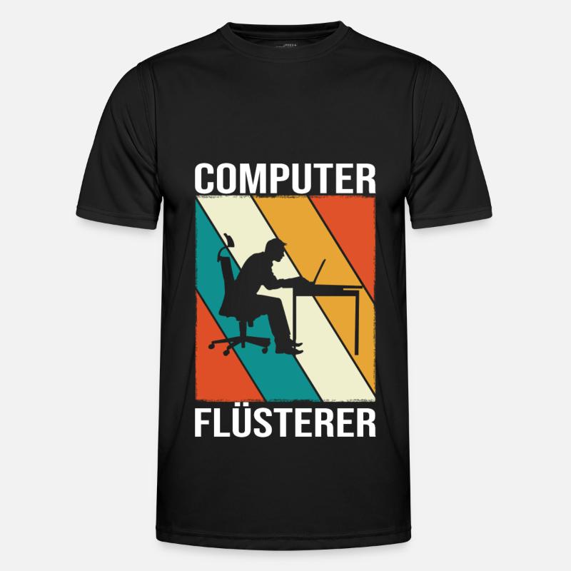 Programmierer Informatiker Informatik - Männer Funktions-T-Shirt - Schwarz