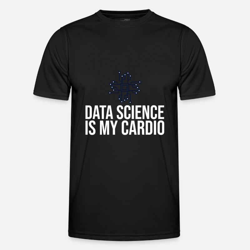 Datenwissenschaftler Data Science Wissenschaft - Männer Funktions-T-Shirt - Schwarz