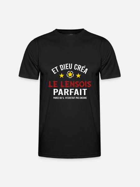 Lensois cadeau drôle - T-shirt sport Homme - noir