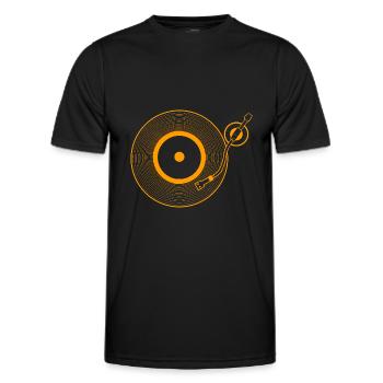 Vinyle - T-shirt sport Homme - noir - Devant - AI Model Male 178 dark (178cm)