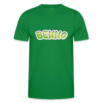 Geschenk für Benno - Männer Funktions-T-Shirt - Kelly Green - Vorne - AI Model Male 178 dark (178cm)