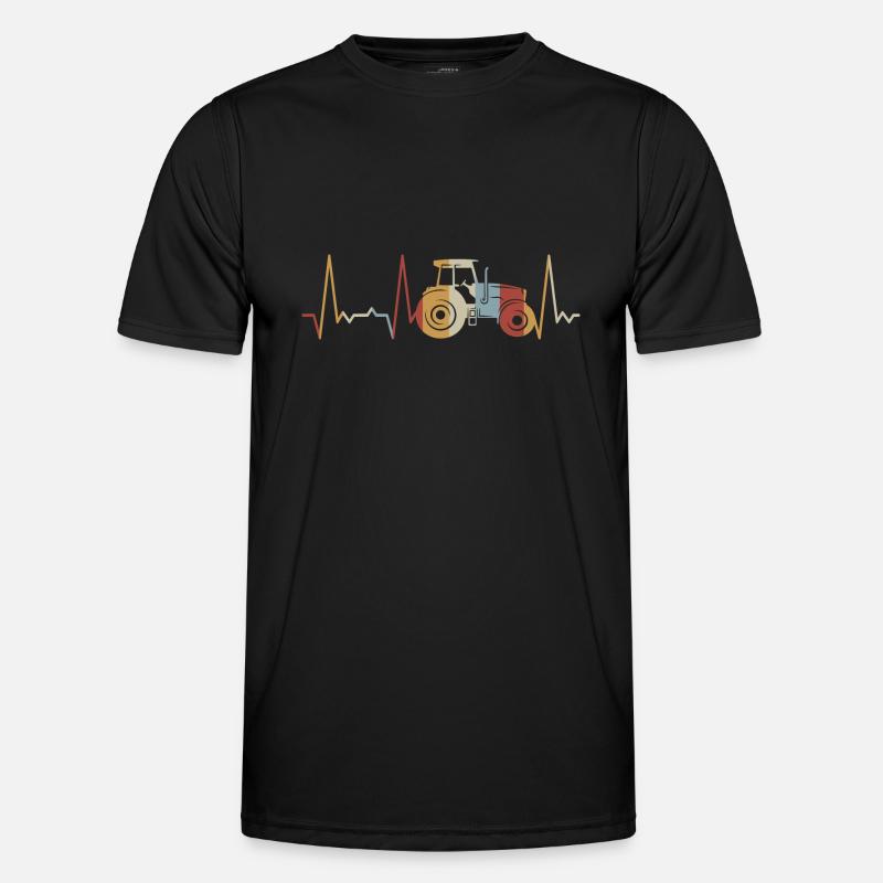 Heartbeat traktor Funktionsshirt til herrer