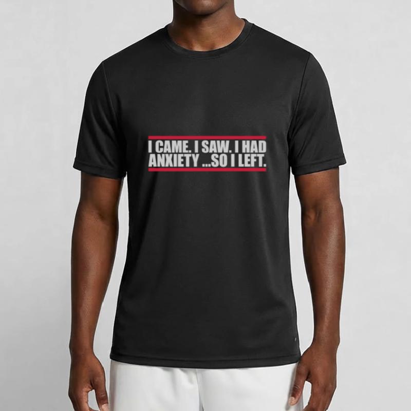 J’avais de l’anxiété en disant T-shirt sport Homme