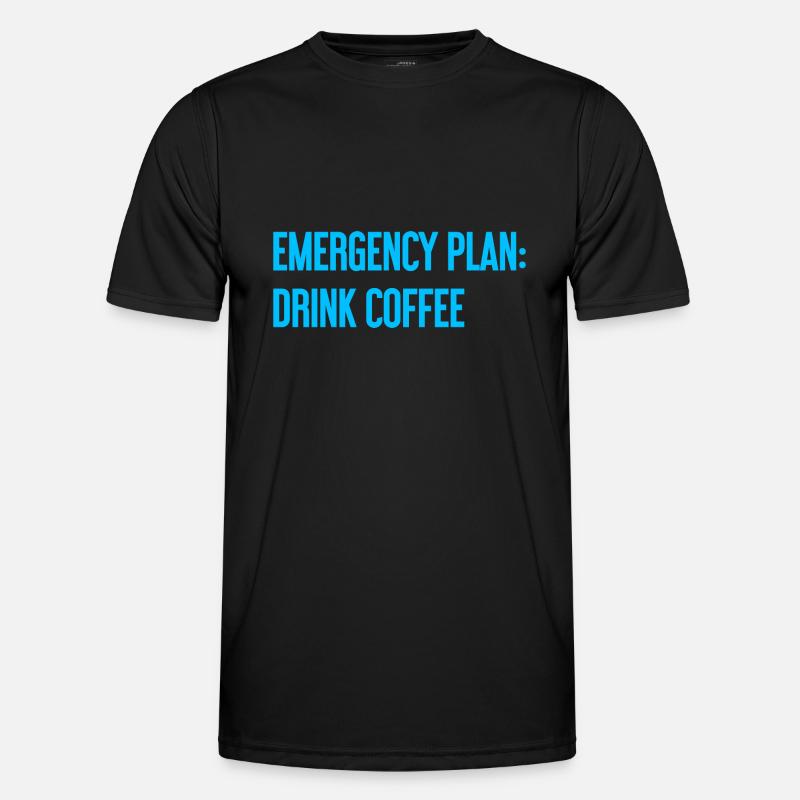 Plan d’urgence pour le café T-shirt sport Homme