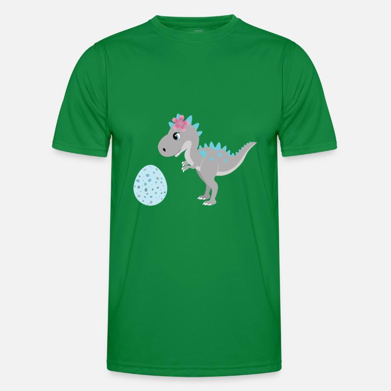 Dino Dinosaurier Ei Mama große Schwester Mädchen Männer Funktions-T-Shirt