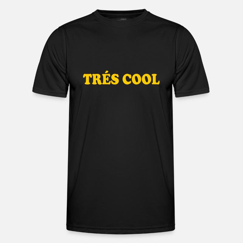Trés cool - Männer Funktions-T-Shirt - Schwarz