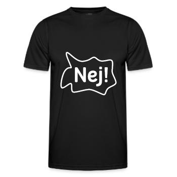 Nej Geschenk Skandinavische Norden - Männer Funktions-T-Shirt - Schwarz - Vorne - AI Model Male 178 dark (178cm)