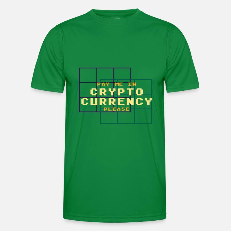Payez-moi dans Crypto Bitcoin Btc Lover T-shirt sport Homme