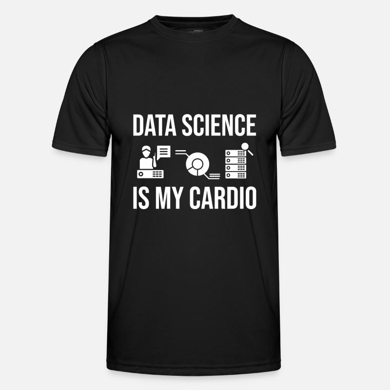 Datenwissenschaftler Data Science Wissenschaft - Männer Funktions-T-Shirt - Schwarz