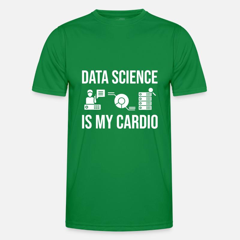Datenwissenschaftler Data Science Wissenschaft Männer Funktions-T-Shirt