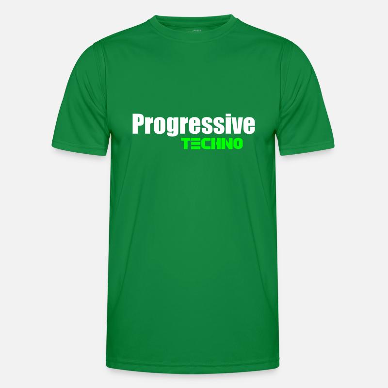Progressiver Techno Männer Funktions-T-Shirt