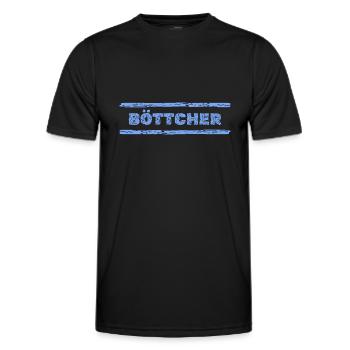 Cooper as a profession - Men's Functional T-Shirt - black - Front - AI Model Male 178 dark (178cm)