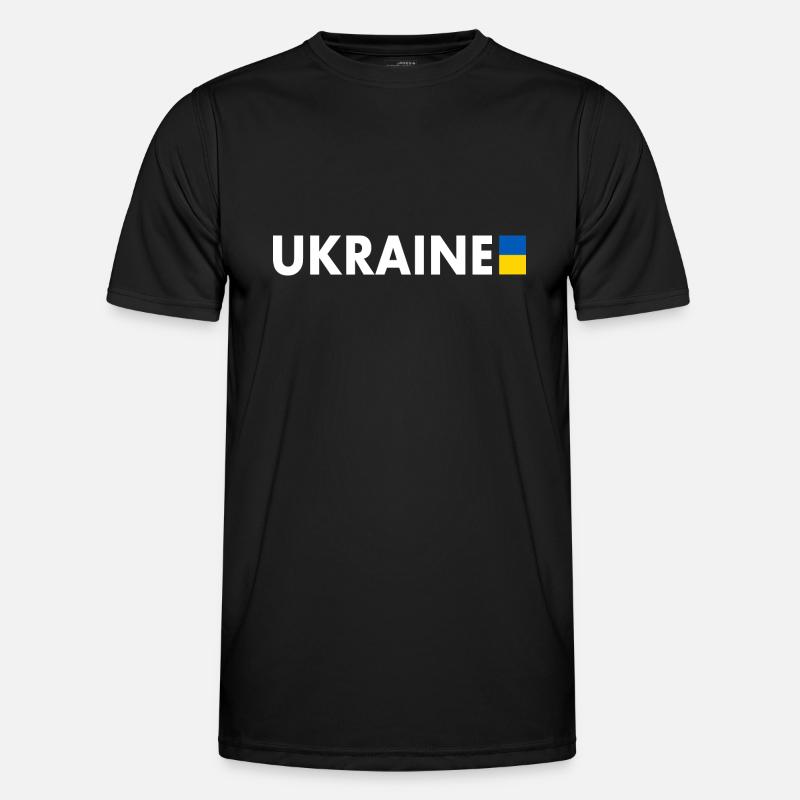 Ukraine - Men's Functional T-Shirt - black