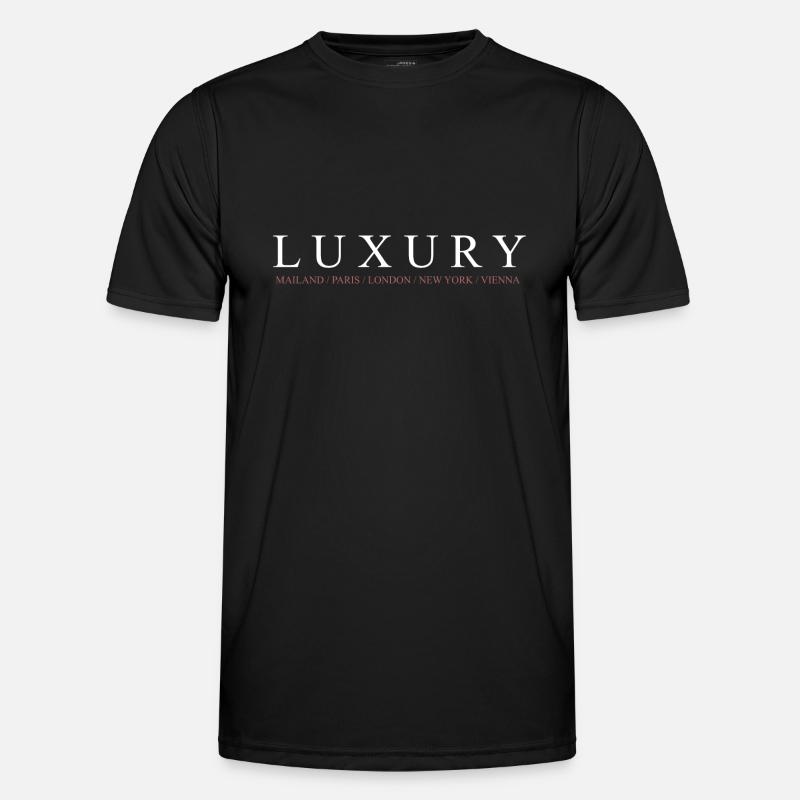 LUXURY DIRECT - Men's Functional T-Shirt - black