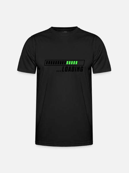 Loading loading bar - Men's Functional T-Shirt - black