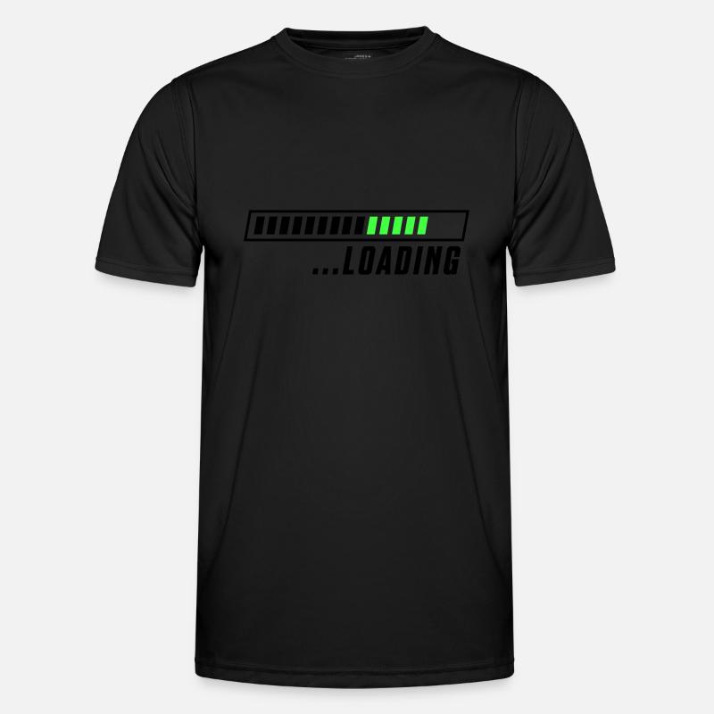 Loading loading bar - Men's Functional T-Shirt - black