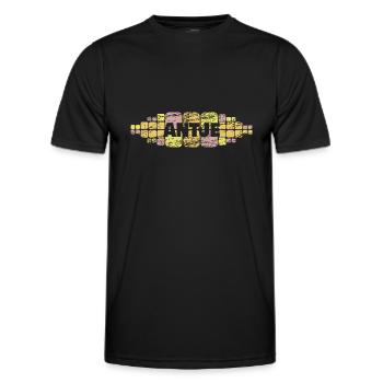 Maman Antje - T-shirt sport Homme - noir - Devant - AI Model Male 178 dark (178cm)