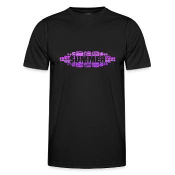 Summer - Männer Funktions-T-Shirt - Schwarz - Vorne - AI Model Male 178 dark (178cm)