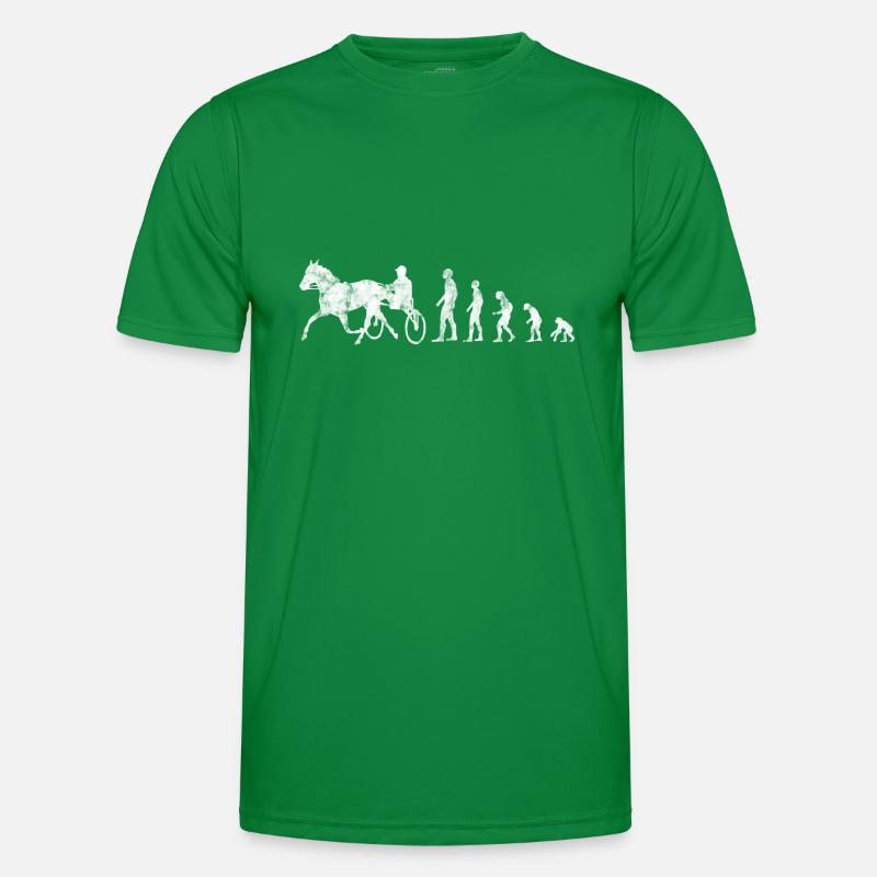 Trotter trotting races in Evolution Style Men's Functional T-Shirt