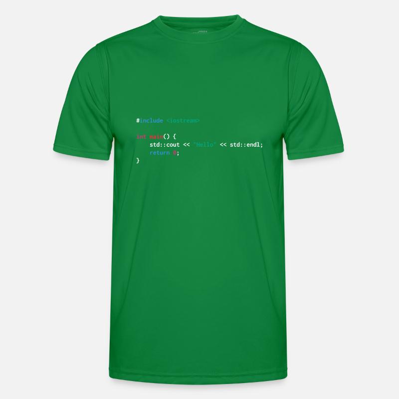 Developer c web humor funny Men's Functional T-Shirt