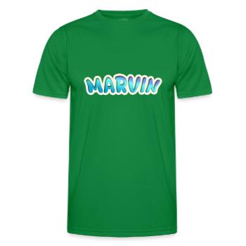 Geschenk für Marvin - Männer Funktions-T-Shirt - Kelly Green - Vorne - AI Model Male 178 dark (178cm)