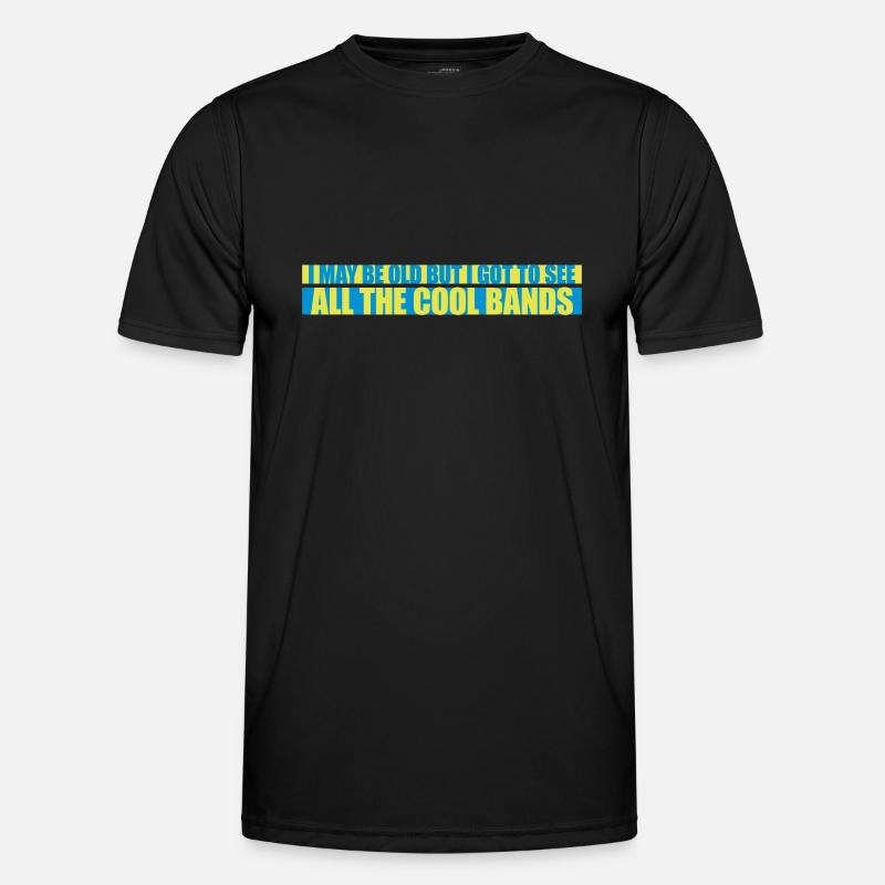 I may be old - Men's Functional T-Shirt - black
