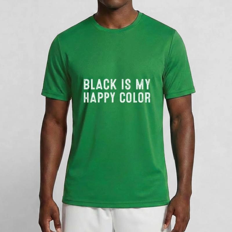 Le noir est ma couleur heureuse T-shirt sport Homme