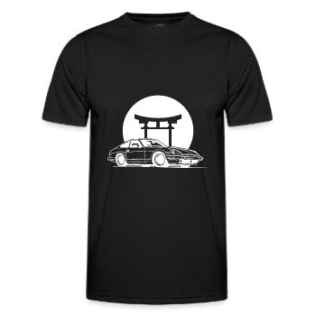 Fairlady z Gift JDM Motorsport Japan Car - Men's Functional T-Shirt - black - Front - AI Model Male 178 dark (178cm)