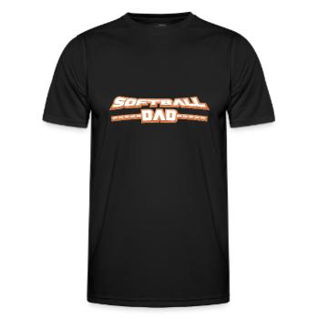 Papa de softball - Papa Lustig - T-shirt sport Homme - noir - Devant - AI Model Male 178 dark (178cm)
