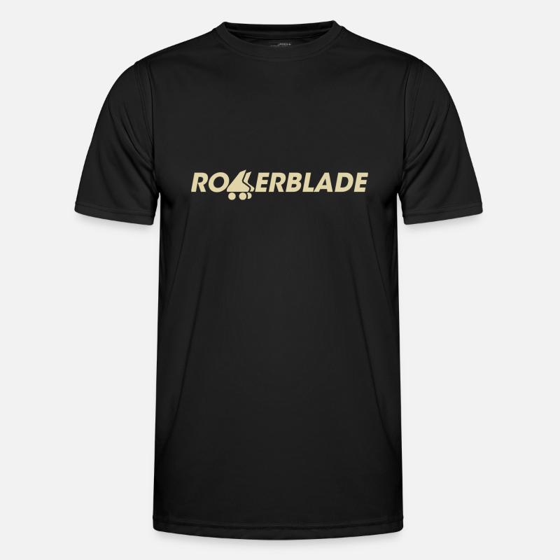 rollerblade logo hell - Männer Funktions-T-Shirt - Schwarz