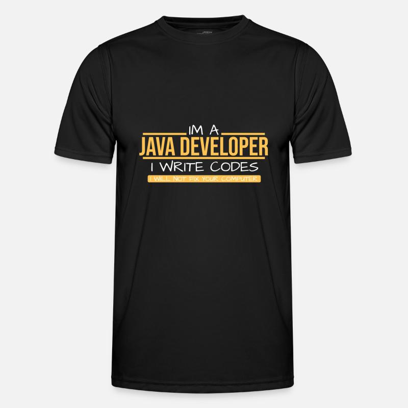 Java Developer Men's Functional T-Shirt