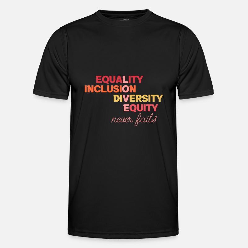 Égalité Inclusion Diversité Justice T-shirt sport Homme