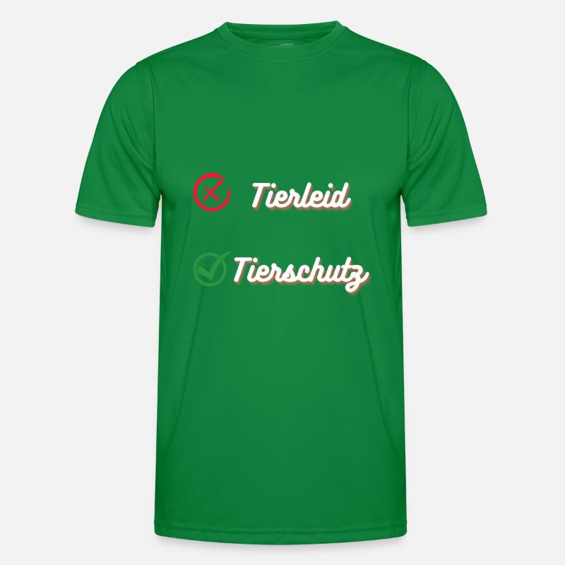 Pro Tierschutz Männer Funktions-T-Shirt