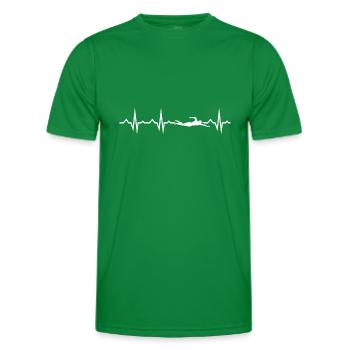 Nageurs Sports nautiques - T-shirt sport Homme - vert - Devant - AI Model Male 178 dark (178cm)