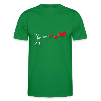 weißrussland belarus belarusian flag fahne minsk - Männer Funktions-T-Shirt - Kelly Green - Vorne - AI Model Male 178 dark (178cm)