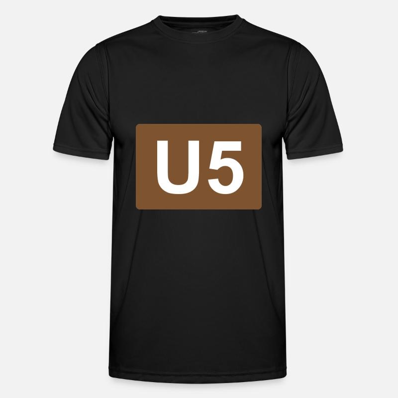 Berlin subway U5 Men's Functional T-Shirt