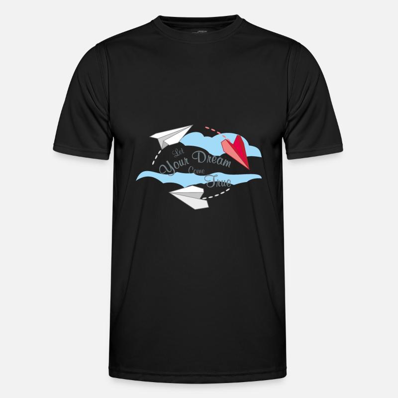 Let Your Dream Come True - Men's Functional T-Shirt - black
