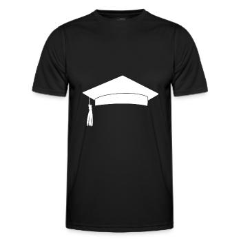 PhD PhD Student Gift - Men's Functional T-Shirt - black - Front - AI Model Male 178 dark (178cm)