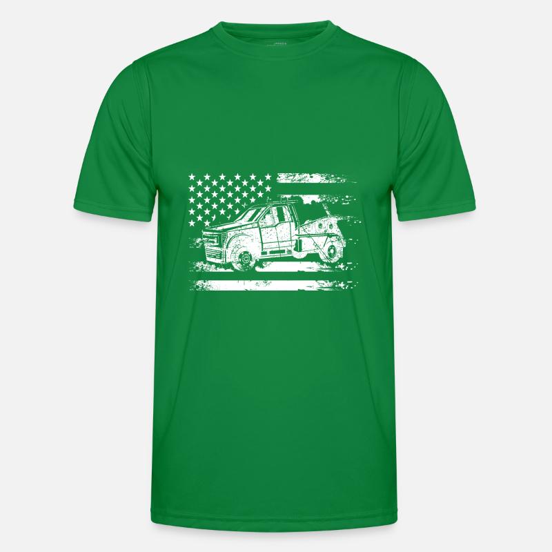 Abschleppwagen Abschleppdienst Abschlepper Männer Funktions-T-Shirt