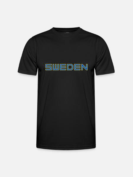Sweden - Men's Functional T-Shirt - black