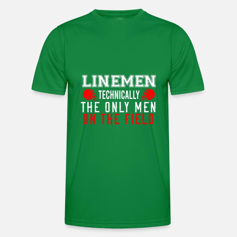 Quarterbacks Linemen technically the only Men's Functional T-Shirt