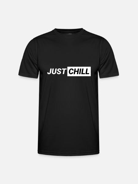 Just Chill! - Men's Functional T-Shirt - black