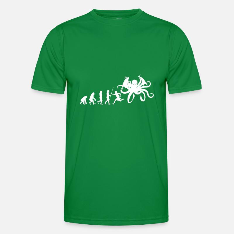 Cthulhu Myth Evolution Gift Men's Functional T-Shirt