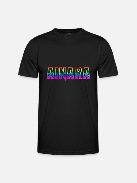 ainara rs rainbow - Men's Functional T-Shirt - black