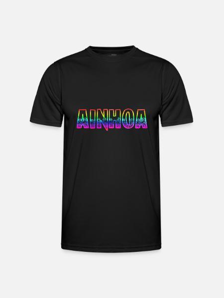 ainhoa rs regenbogen - Männer Funktions-T-Shirt - Schwarz