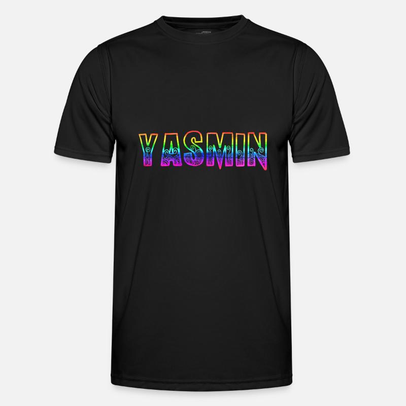 Yasmin RS Rainbow - Men's Functional T-Shirt - black