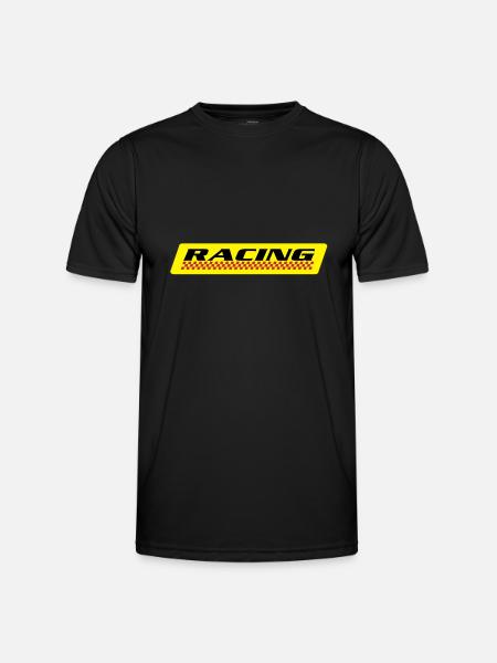 RACING - Men's Functional T-Shirt - black