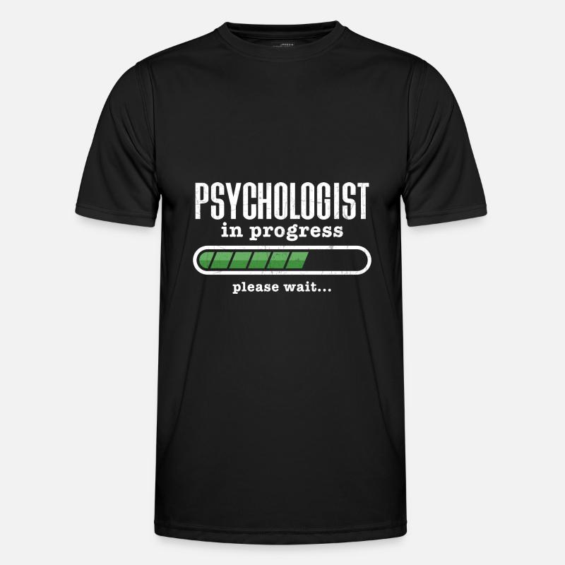 Psychologists In Progress - Männer Funktions-T-Shirt - Schwarz