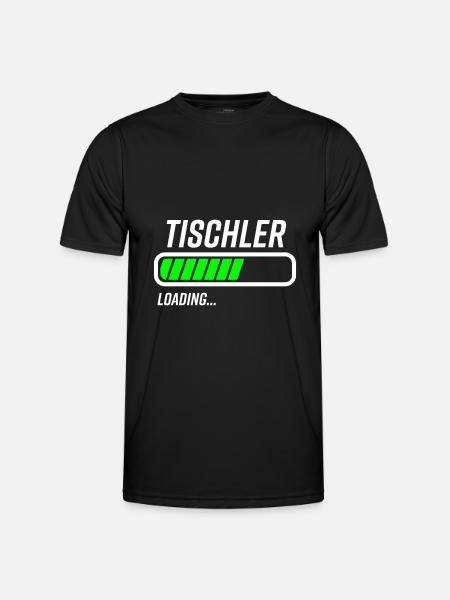 Tischler Loading Ladebalken - Männer Funktions-T-Shirt - Schwarz